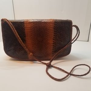 Python Skin Purse - Vintage Handcrafted Authentic